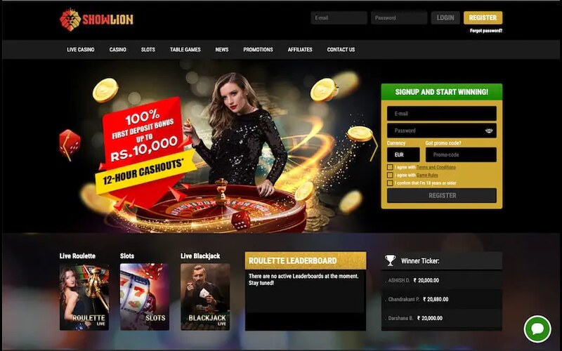 show lion casino featured